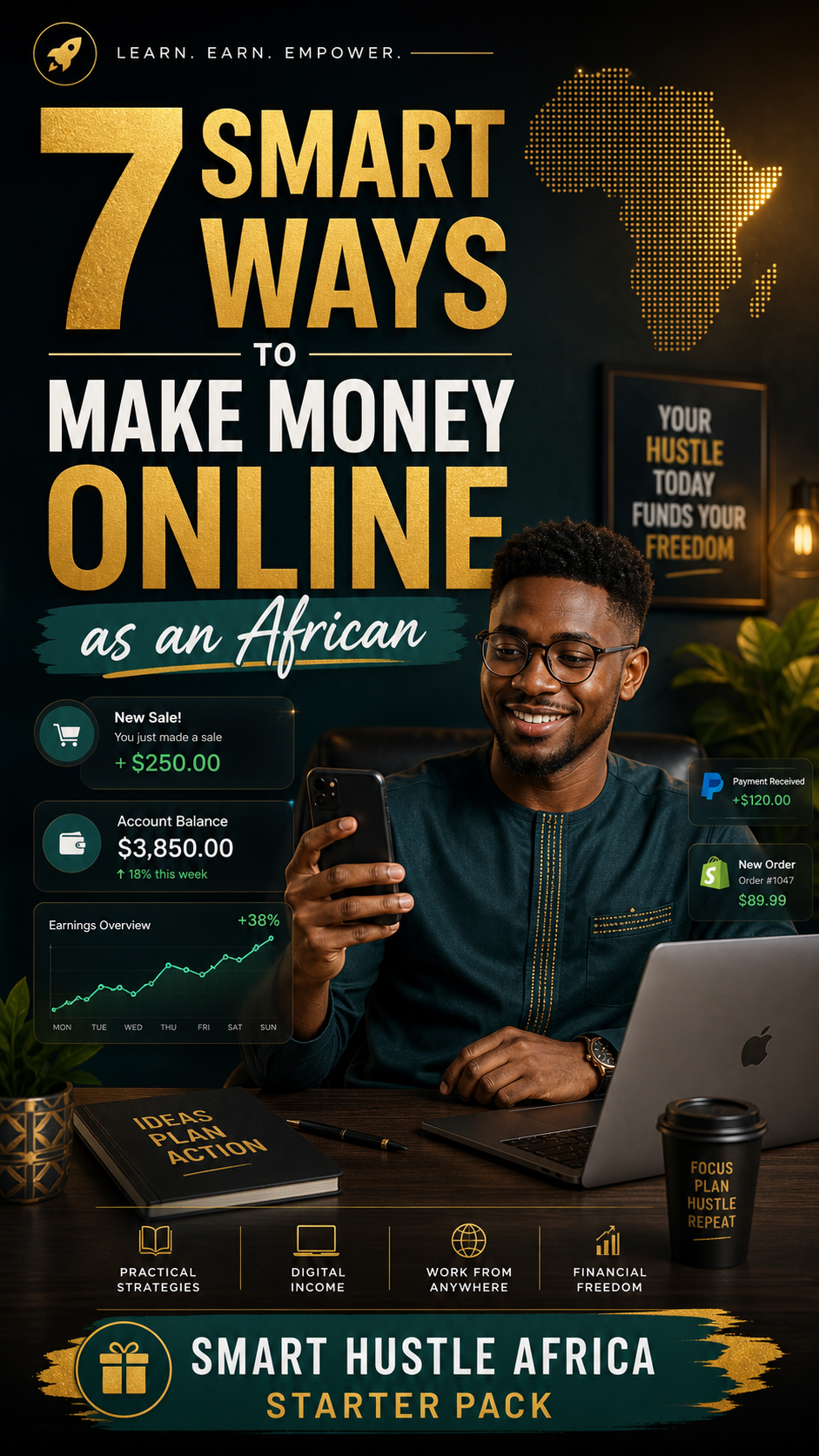 Smart Hustle Africa Starter Pack — Beginner Digital Bundle